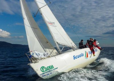 Corsi e regate agonistiche di vela in Sardegna - Flotta di barche a vela